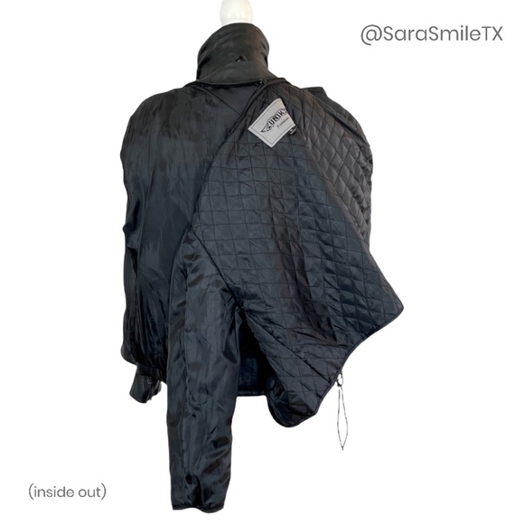 UNIK PREMIUM Genuine Leather Lace-Up Side Insulated Liner Motorcycle Jacket - Picture 5 of 16